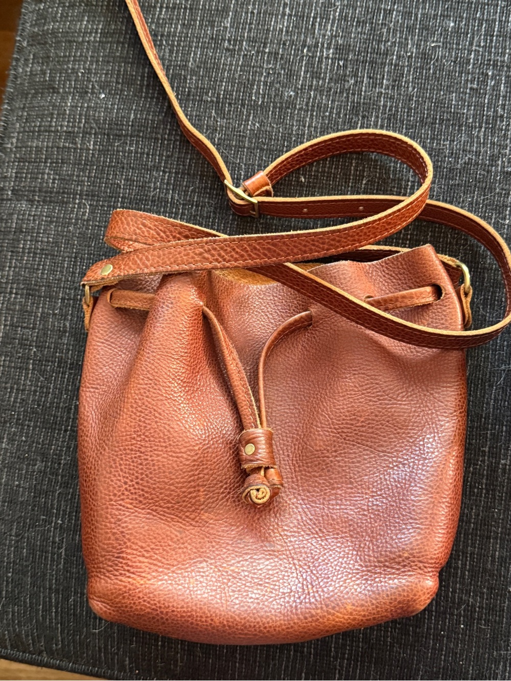 Portland Leather Goods Bucket Bag
